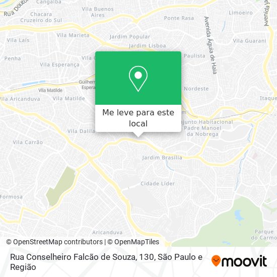 Rua Conselheiro Falcão de Souza, 130 mapa