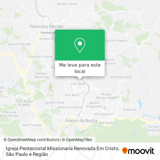 Igreja Pentecostal Missionaria Renovada Em Cristo mapa