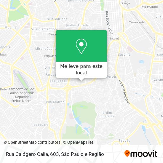 Rua Calógero Calia, 603 mapa