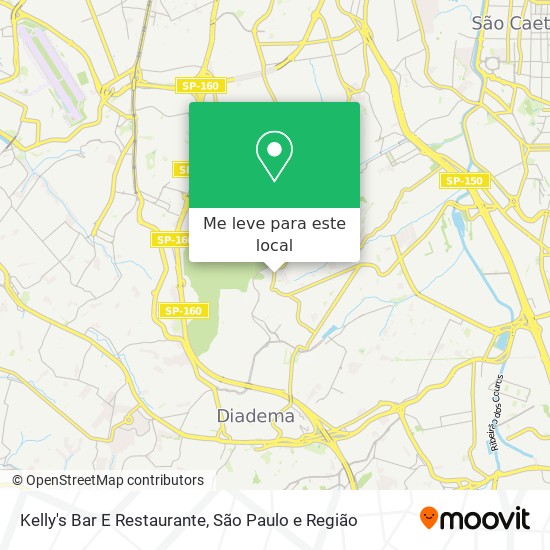 Kelly's Bar E Restaurante mapa