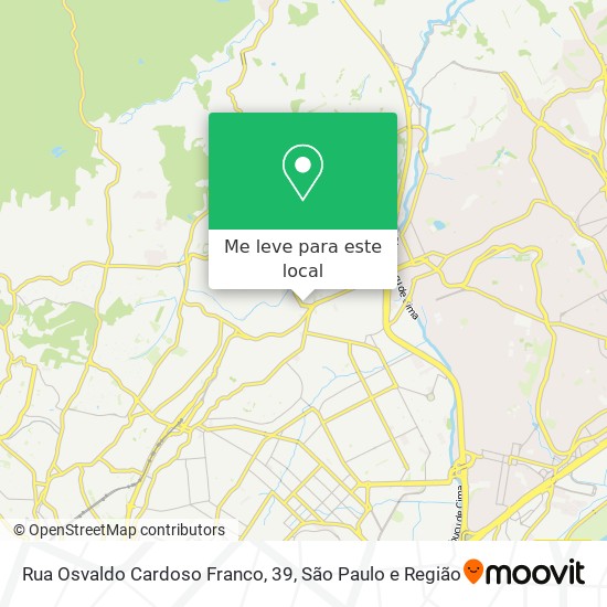Rua Osvaldo Cardoso Franco, 39 mapa