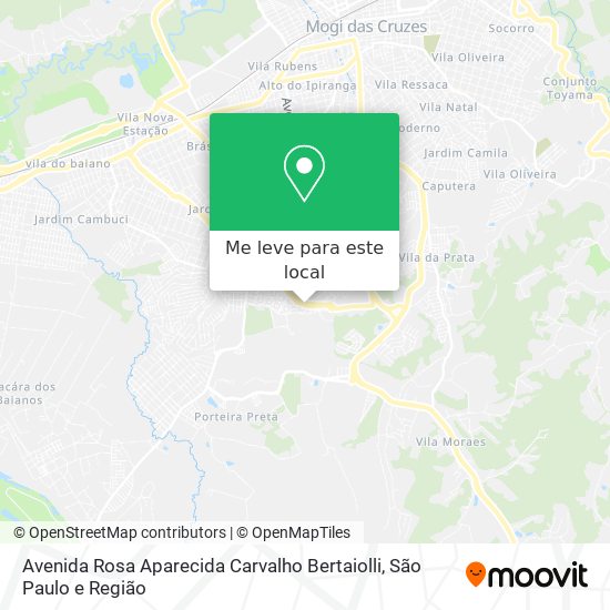 Avenida Rosa Aparecida Carvalho Bertaiolli mapa