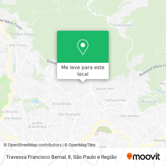 Travessa Francisco Bernal, 8 mapa