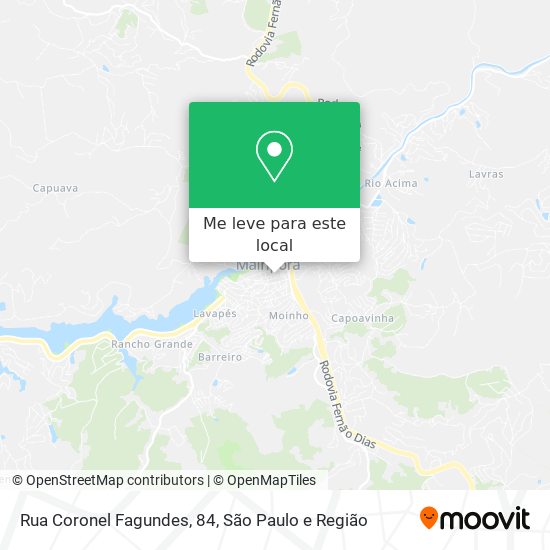 Rua Coronel Fagundes, 84 mapa