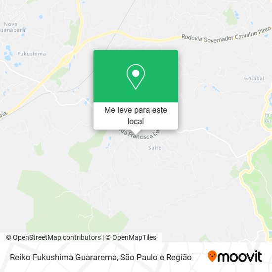Reiko Fukushima Guararema mapa