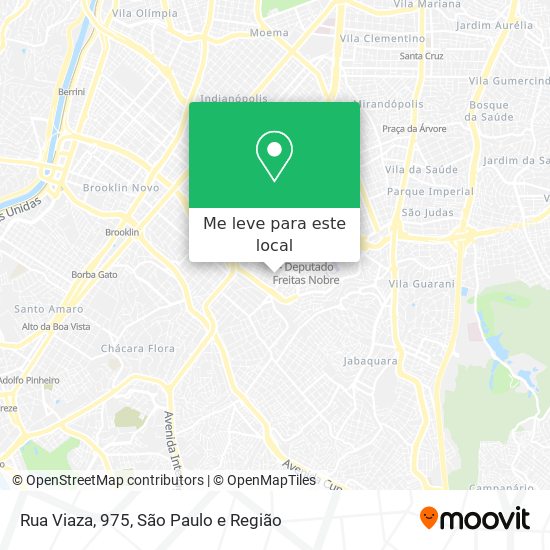 Rua Viaza, 975 mapa