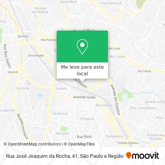 Rua José Joaquim da Rocha, 41 mapa