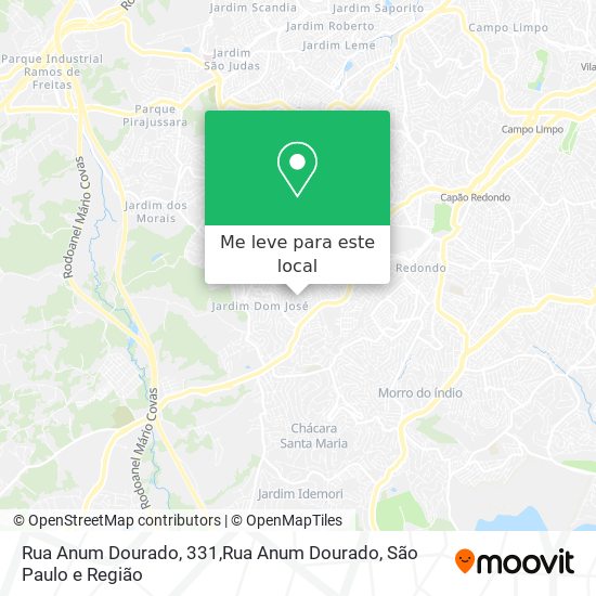 Rua Anum Dourado, 331,Rua Anum Dourado mapa