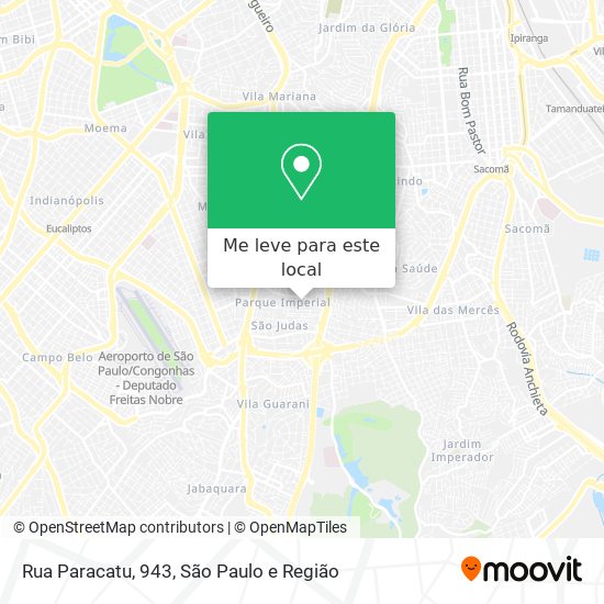 Rua Paracatu, 943 mapa