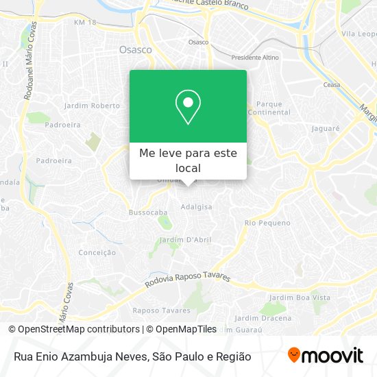 Rua Enio Azambuja Neves mapa