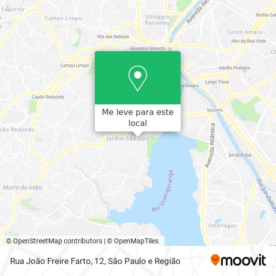 Rua João Freire Farto, 12 mapa