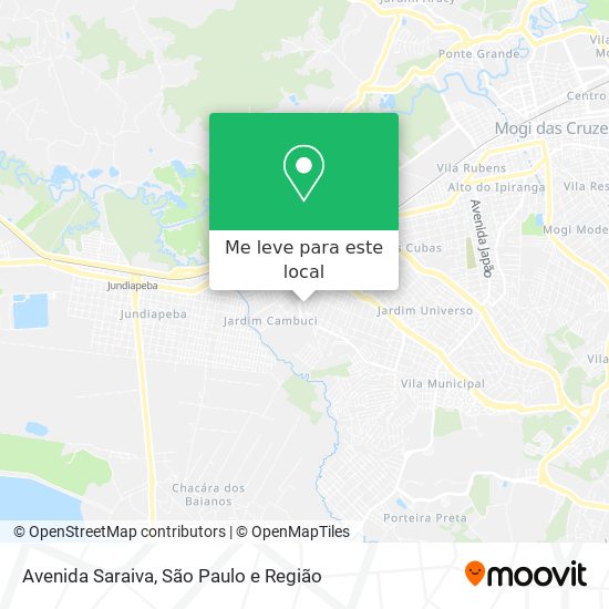 Avenida Saraiva mapa