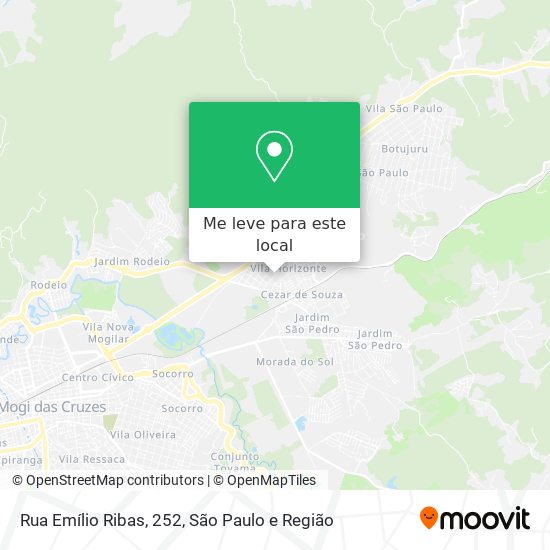 Rua Emílio Ribas, 252 mapa