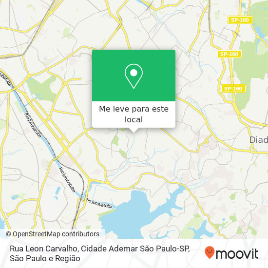 Rua Leon Carvalho mapa