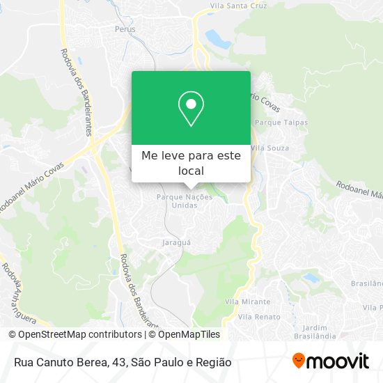 Rua Canuto Berea, 43 mapa