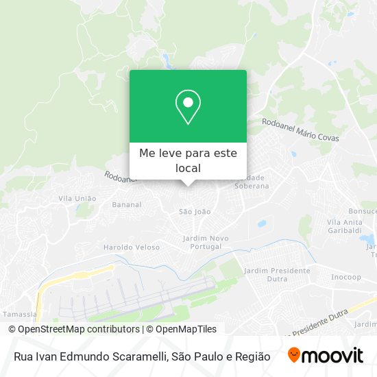 Rua Ivan Edmundo Scaramelli mapa