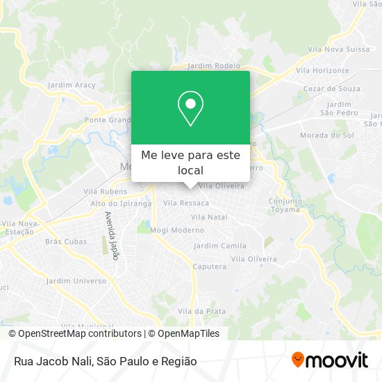 Rua Jacob Nali mapa