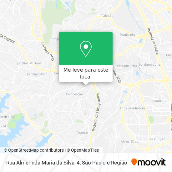Rua Almerinda Maria da Silva, 4 mapa