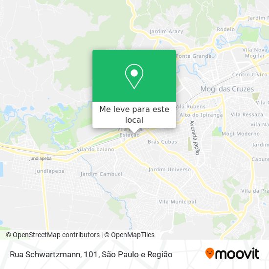 Rua Schwartzmann, 101 mapa