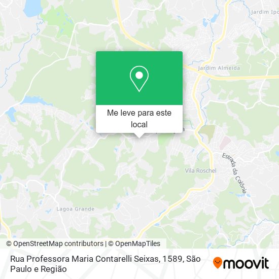 Rua Professora Maria Contarelli Seixas, 1589 mapa