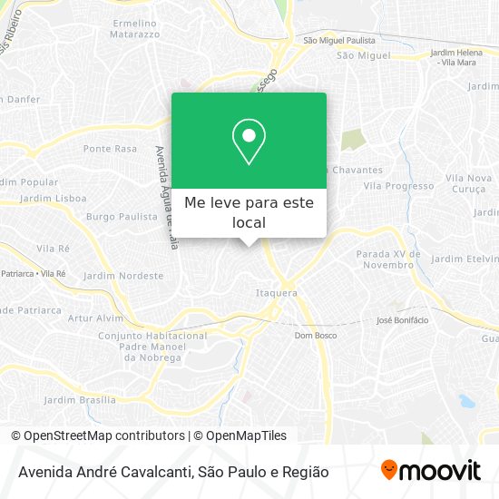 Avenida André Cavalcanti mapa
