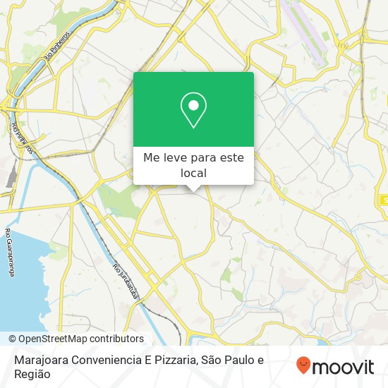 Marajoara Conveniencia E Pizzaria, Avenida Sargento Geraldo Sant'Ana, 902 Campo Grande São Paulo-SP 04674-225 mapa