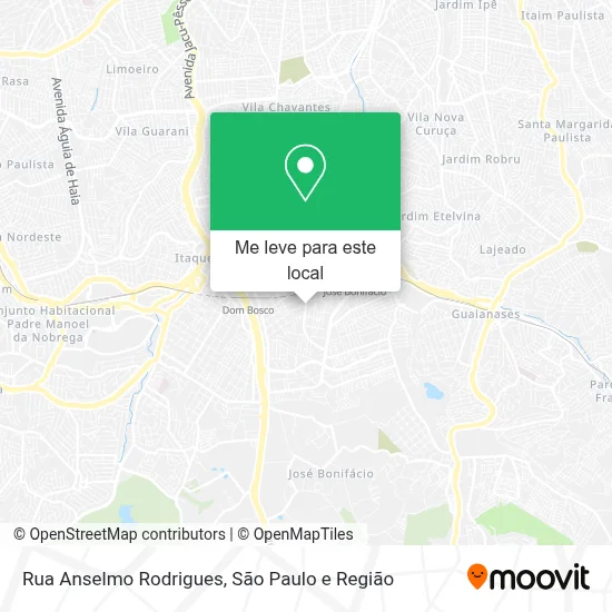 Rua Anselmo Rodrigues mapa