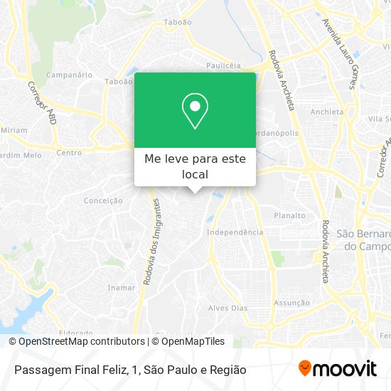 Passagem Final Feliz, 1 mapa