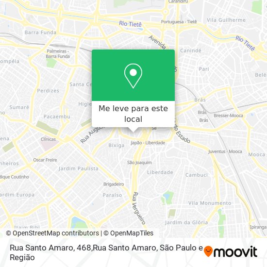 Rua Santo Amaro, 468,Rua Santo Amaro mapa