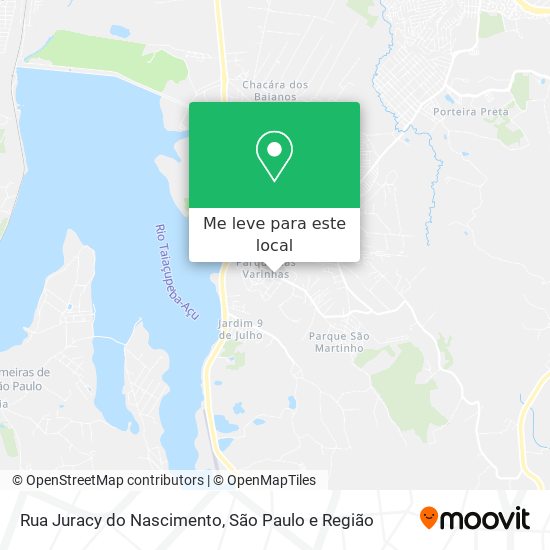 Rua Juracy do Nascimento mapa