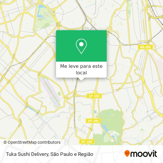 Tuka Sushi Delivery mapa