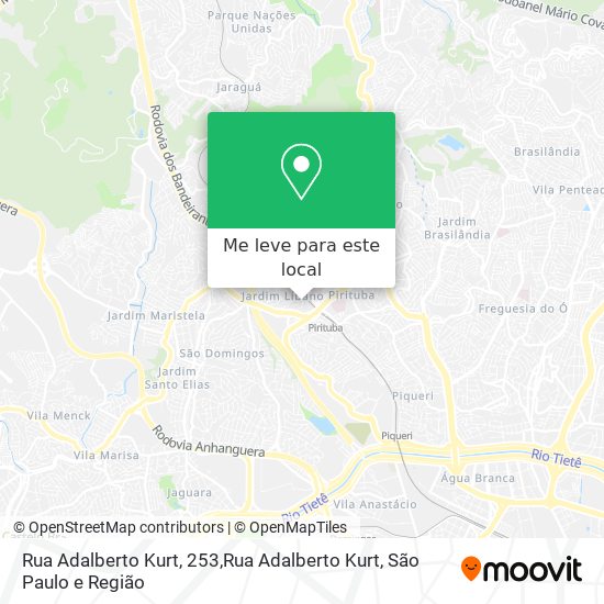 Rua Adalberto Kurt, 253,Rua Adalberto Kurt mapa