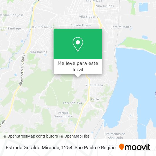 Estrada Geraldo Miranda, 1254 mapa