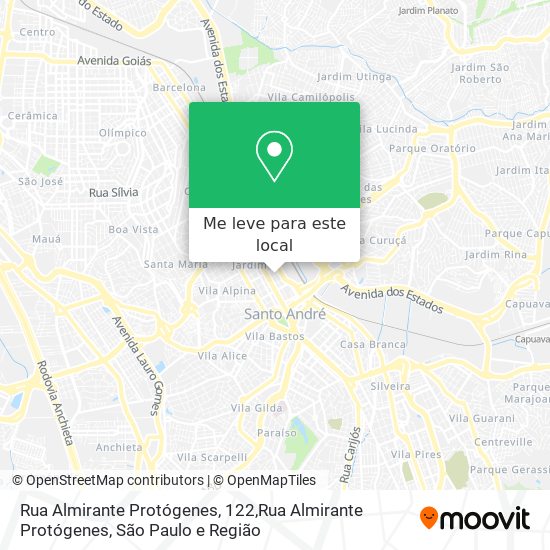 Rua Almirante Protógenes, 122,Rua Almirante Protógenes mapa