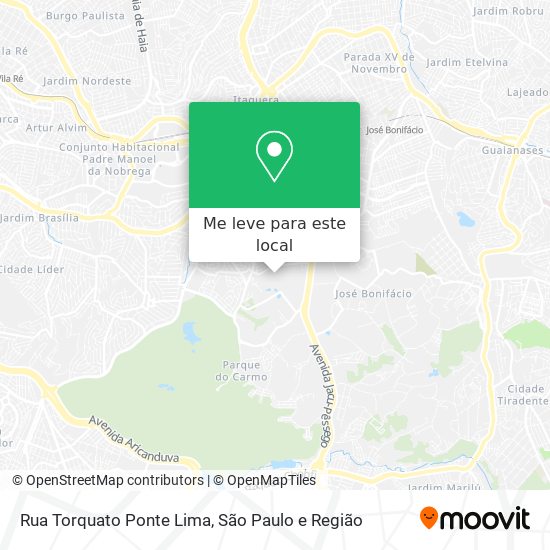 Rua Torquato Ponte Lima mapa
