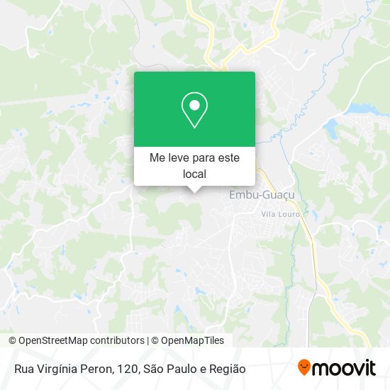 Rua Virgínia Peron, 120 mapa