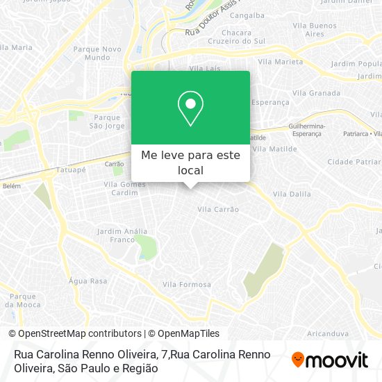 Rua Carolina Renno Oliveira, 7,Rua Carolina Renno Oliveira mapa