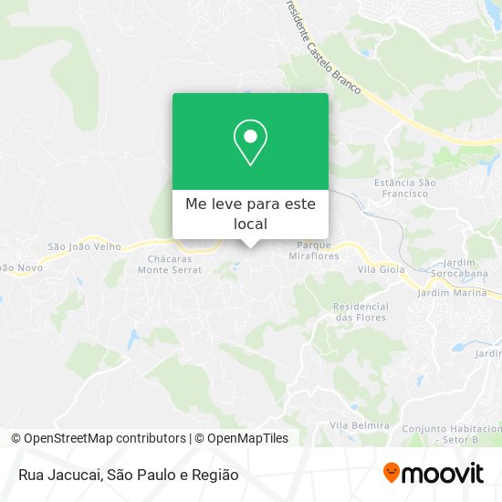 Rua Jacucai mapa