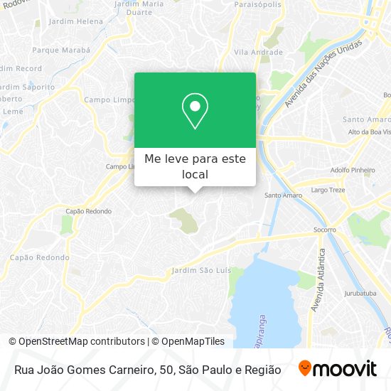 Rua João Gomes Carneiro, 50 mapa