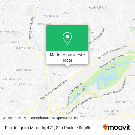 Rua Joaquim Miranda, 471 mapa