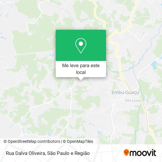 Rua Dalva Oliveira mapa