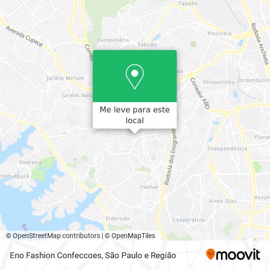 Eno Fashion Confeccoes mapa