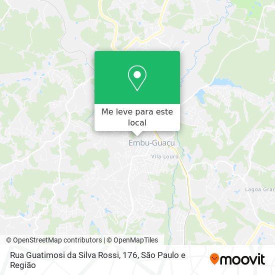 Rua Guatimosi da Silva Rossi, 176 mapa