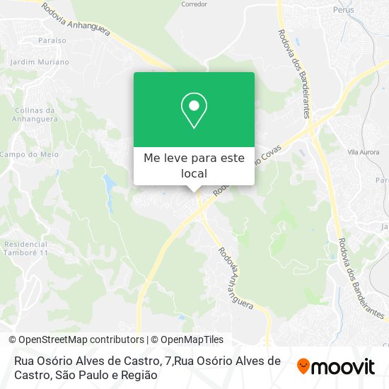 Rua Osório Alves de Castro, 7,Rua Osório Alves de Castro mapa