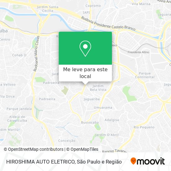 HIROSHIMA AUTO ELETRICO mapa