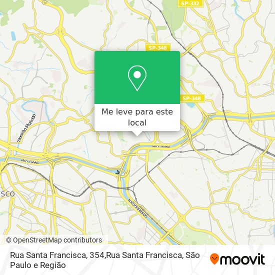 Rua Santa Francisca, 354,Rua Santa Francisca mapa
