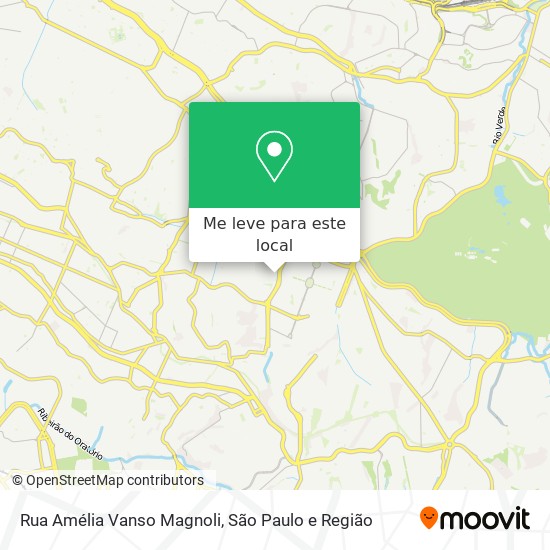 Rua Amélia Vanso Magnoli mapa
