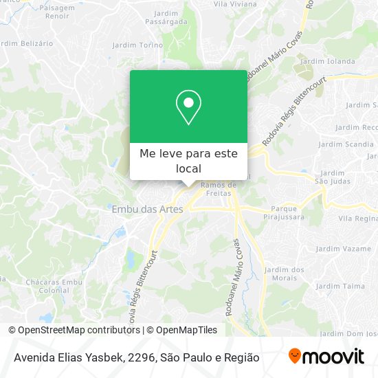 Avenida Elias Yasbek, 2296 mapa