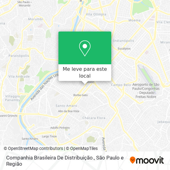 Companhia Brasileira De Distribuição. mapa