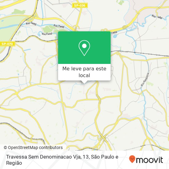 Travessa Sem Denominacao Vja, 13, Vila Jacuí (Jardim Pedro José Nunes) São Paulo-SP mapa